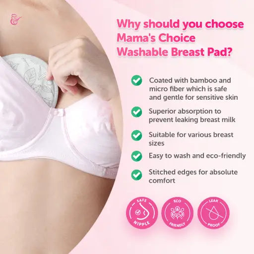 Mama's Choice Washable Breast Pad