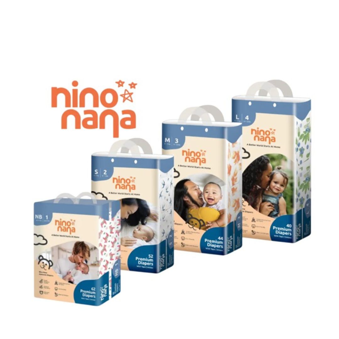 Nino Nana Tape Diapers (New)