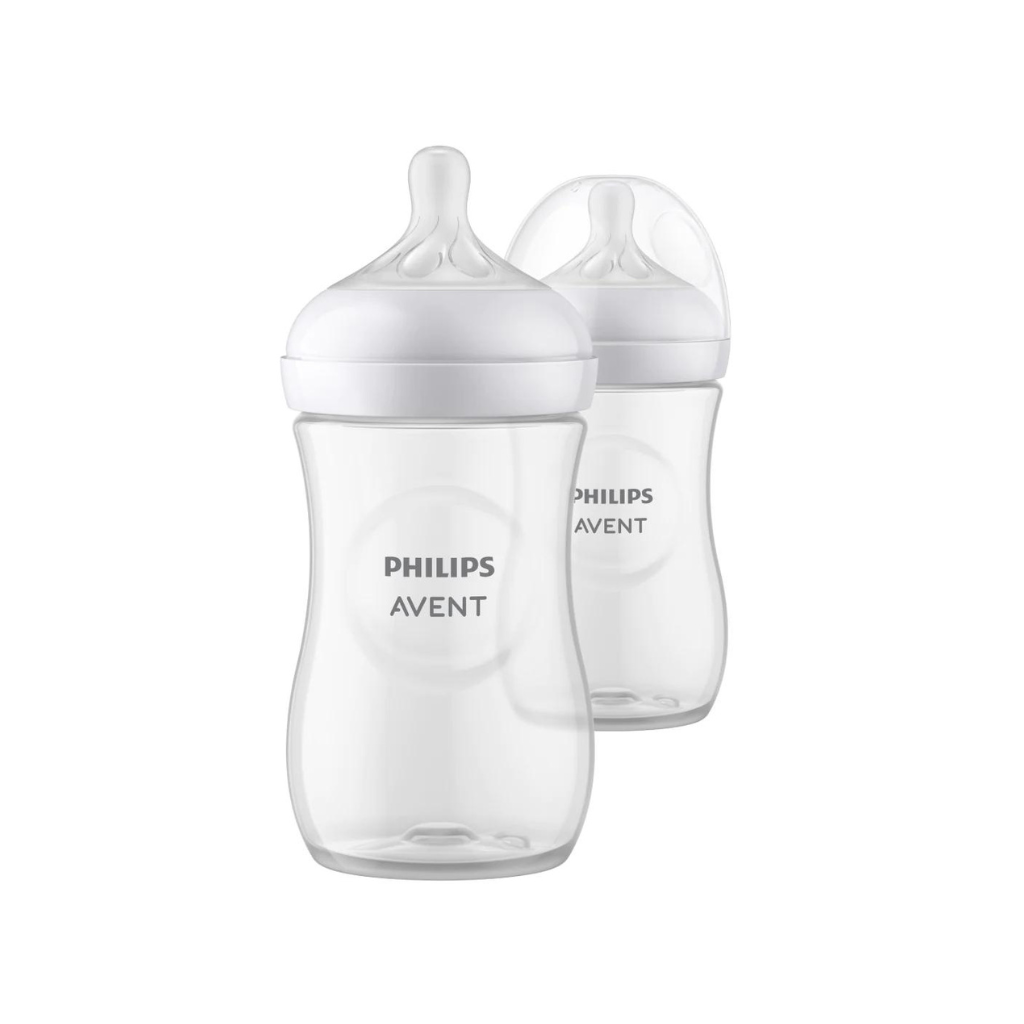 Philips Avent Natural Response Baby Bottle Twin - 3 Sizes