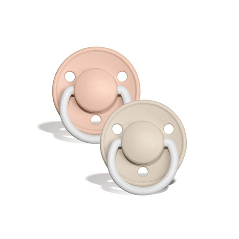 BIBS De Lux Silicone Pacifier Twin Pack 0-3 years