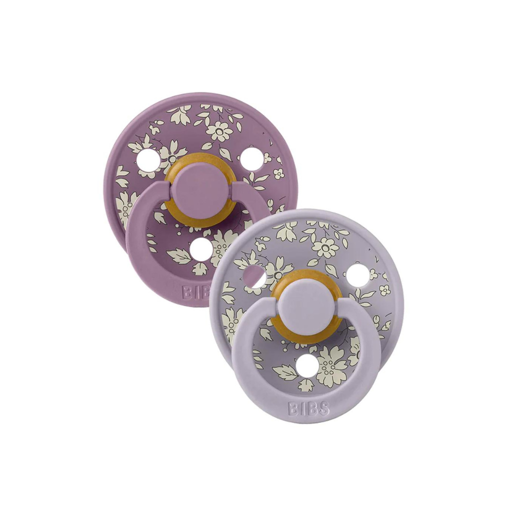 BIBS x LIBERTY  Natural Rubber Latex Pacifier Twin Pack - Capel