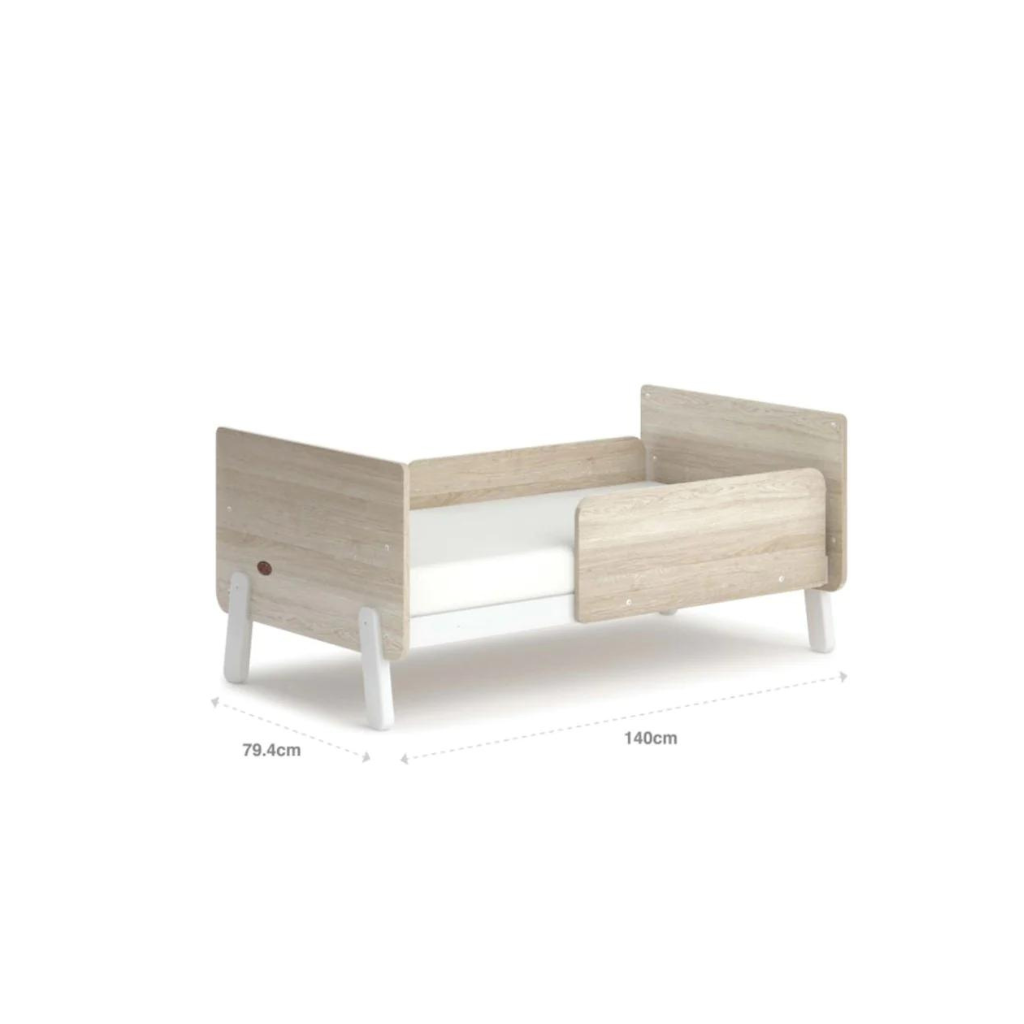 Boori Natty Cot Bed - Barley White and Oak