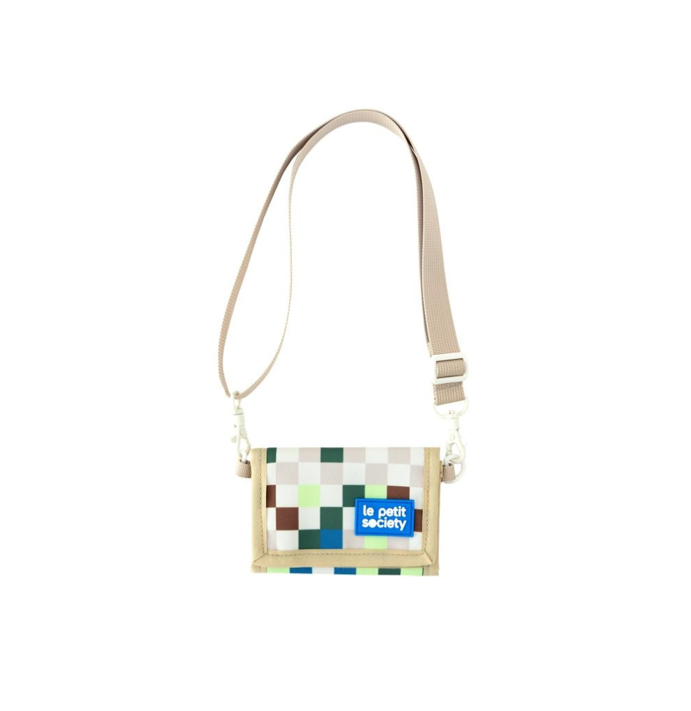 Le Petit Society Kids Wallet With Lanyard