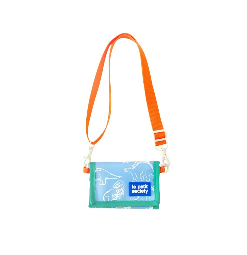 Le Petit Society Kids Wallet With Lanyard