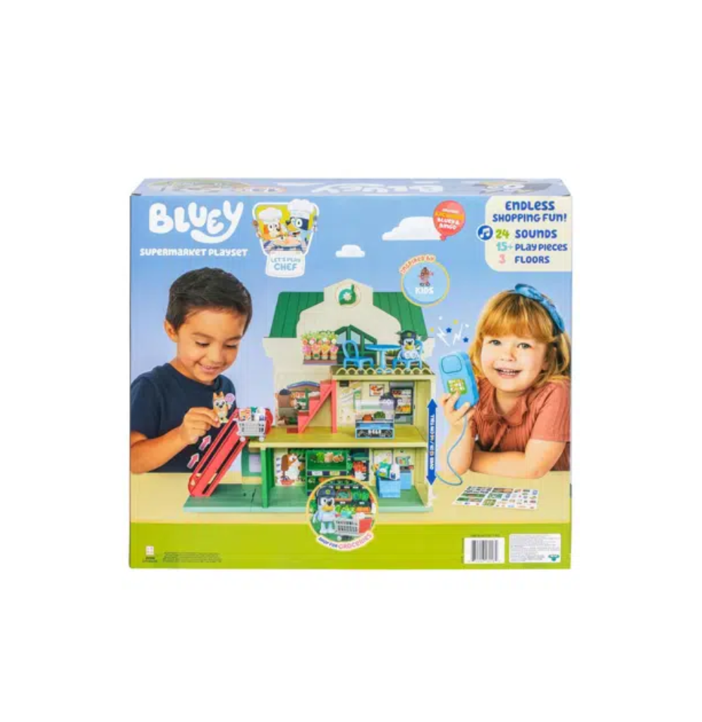 Bluey Let's Play Chef Supermarket Playset