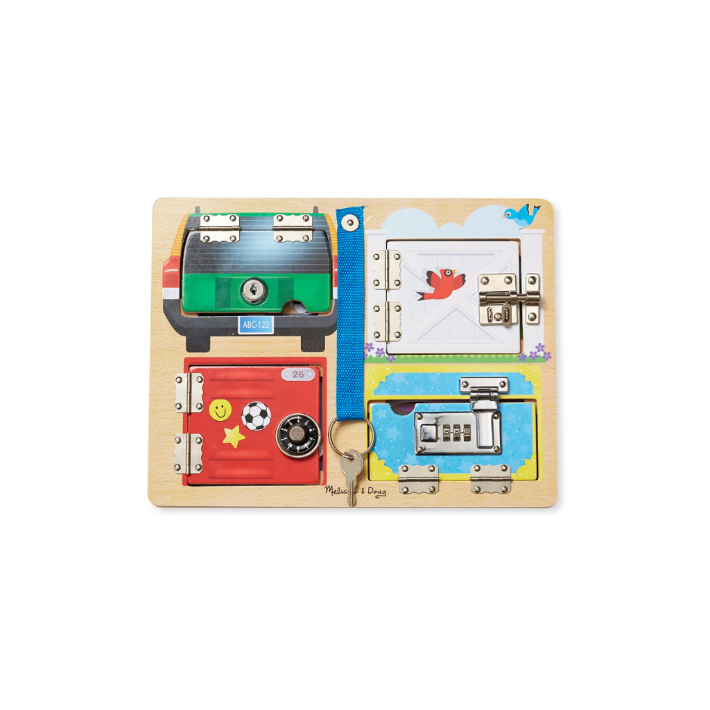 Lock latch clearance board