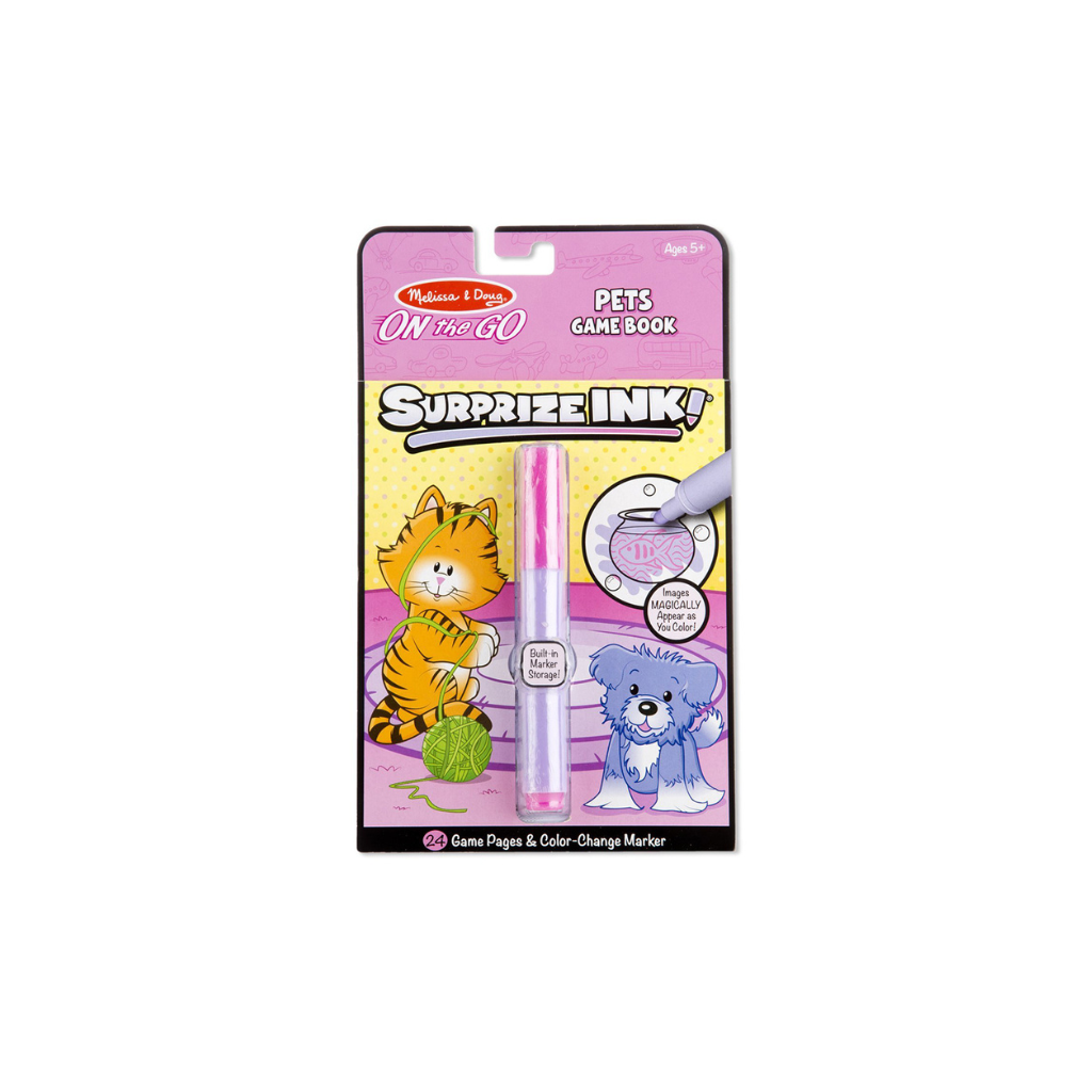 Melissa & Doug ON the Go Surprize Ink! Travel Activity Book - Pets