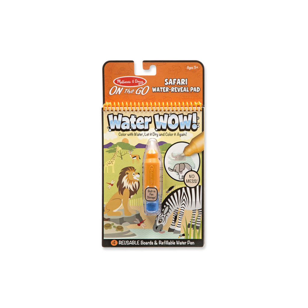 Melissa & Doug ON the Go Water Wow! Travel Activity - Safari Water Reveal Pad