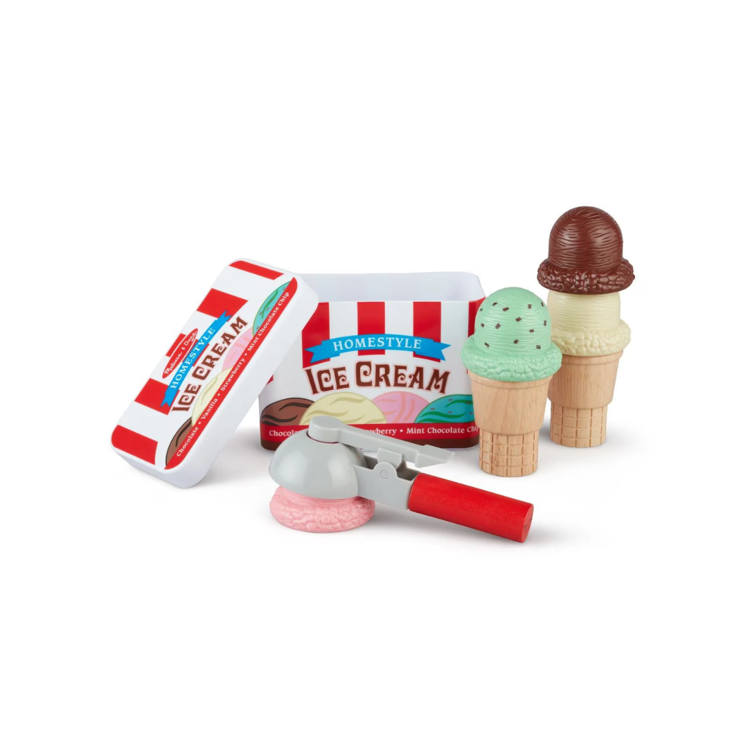 Melissa & Doug Scoop & Stack Ice Cream Cone Playset