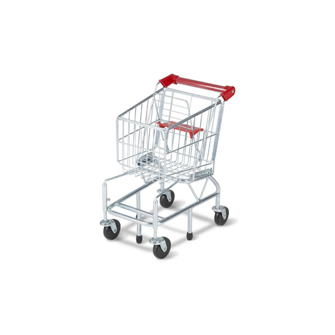 Melissa & Doug Shopping Cart Toy - Metal Grocery Wagon 3 years+