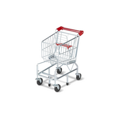 Melissa & Doug Shopping Cart Toy - Metal Grocery Wagon 3 years+