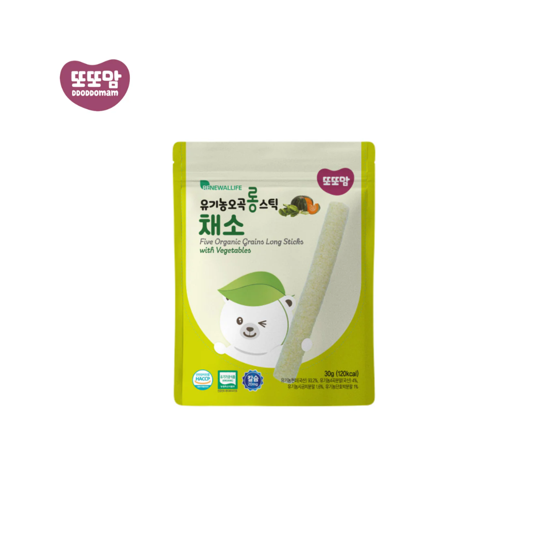 DDODDOMAM Five Organic Grains Long Sticks (8M+)