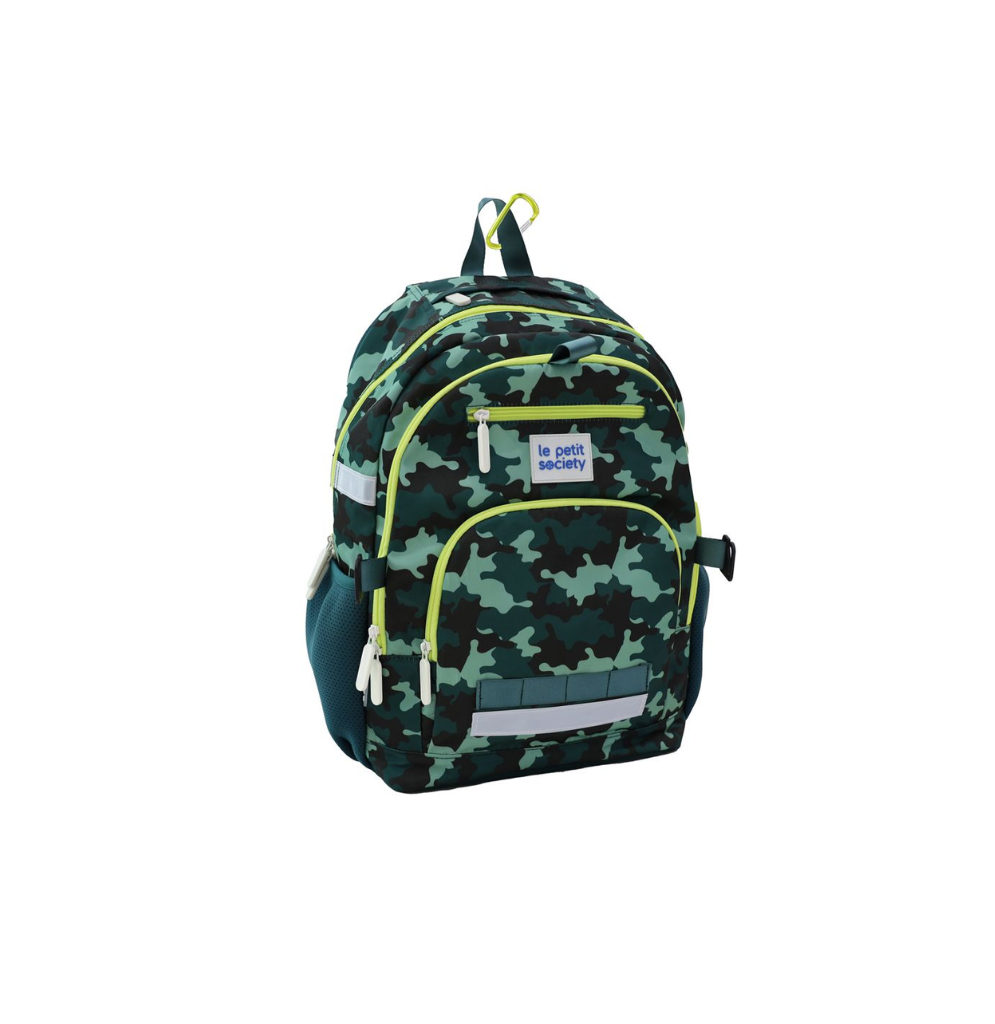 Le Petit Society Double Pocket Backpack