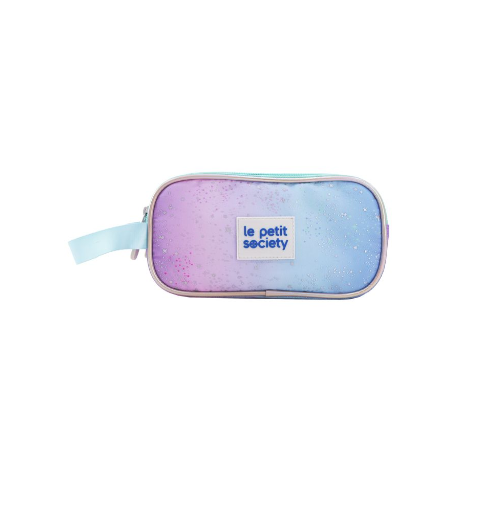 Le Petit Society Double Zip Pencil Case
