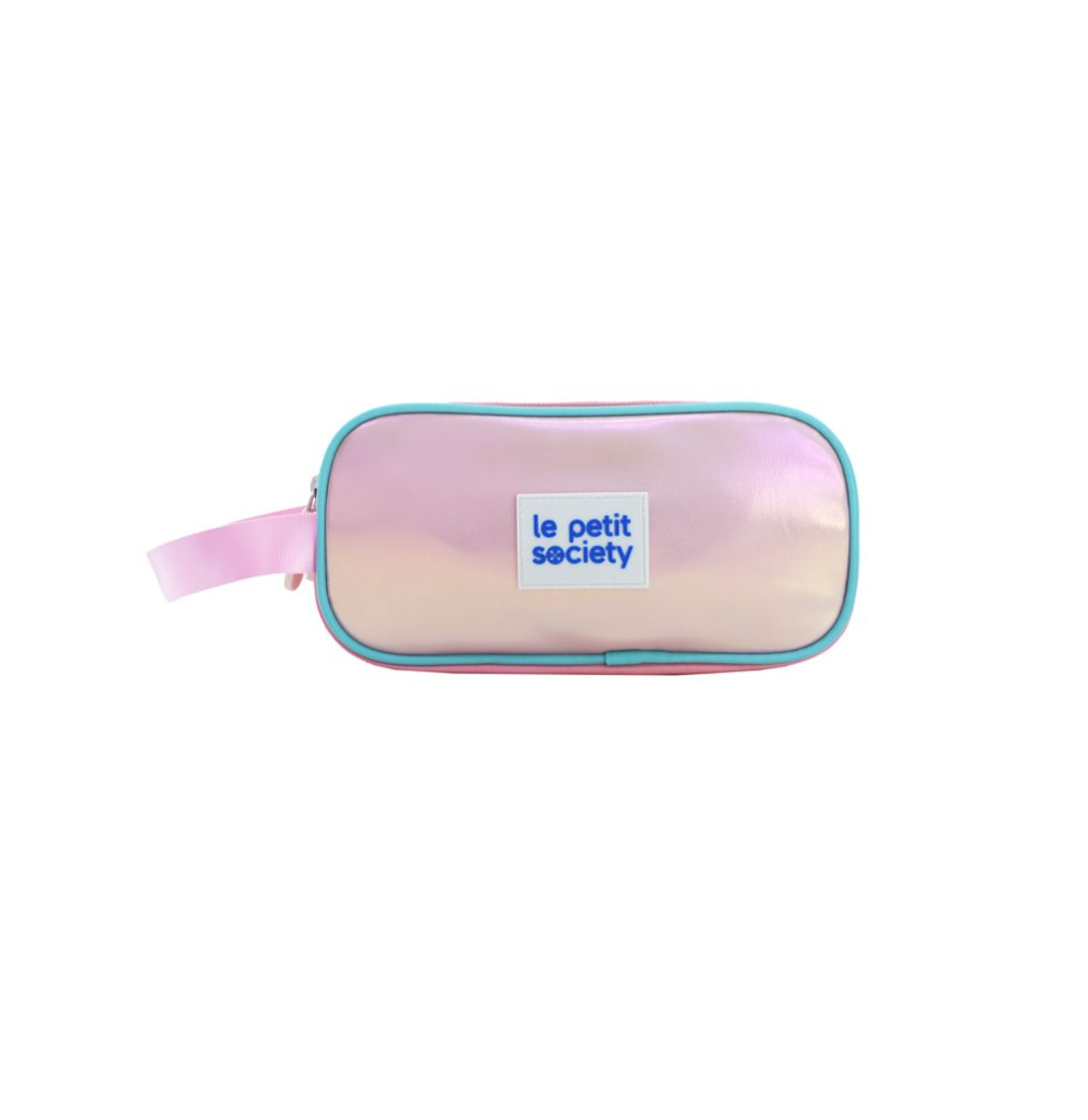 Le Petit Society Double Zip Pencil Case