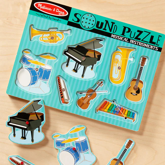 Musical Instruments Sound Puzzle (8 Pieces)