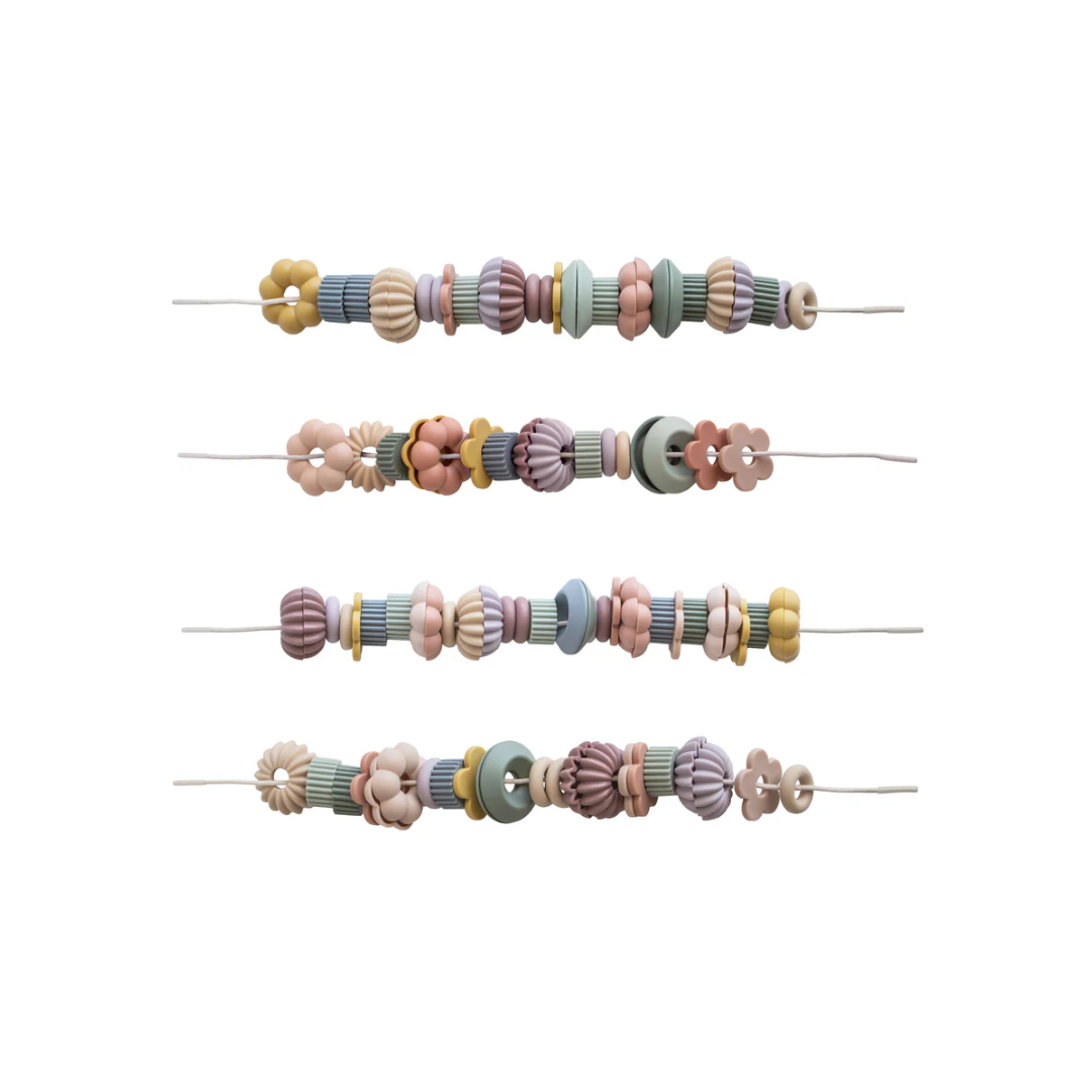 Mushie Bead Lacing Toy Set