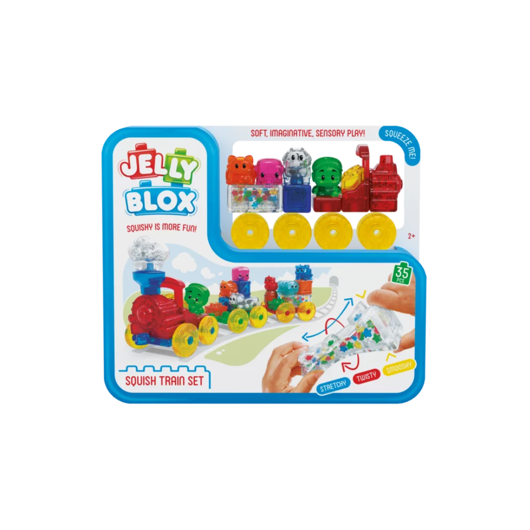 Jelly Blox Squishy Train Set