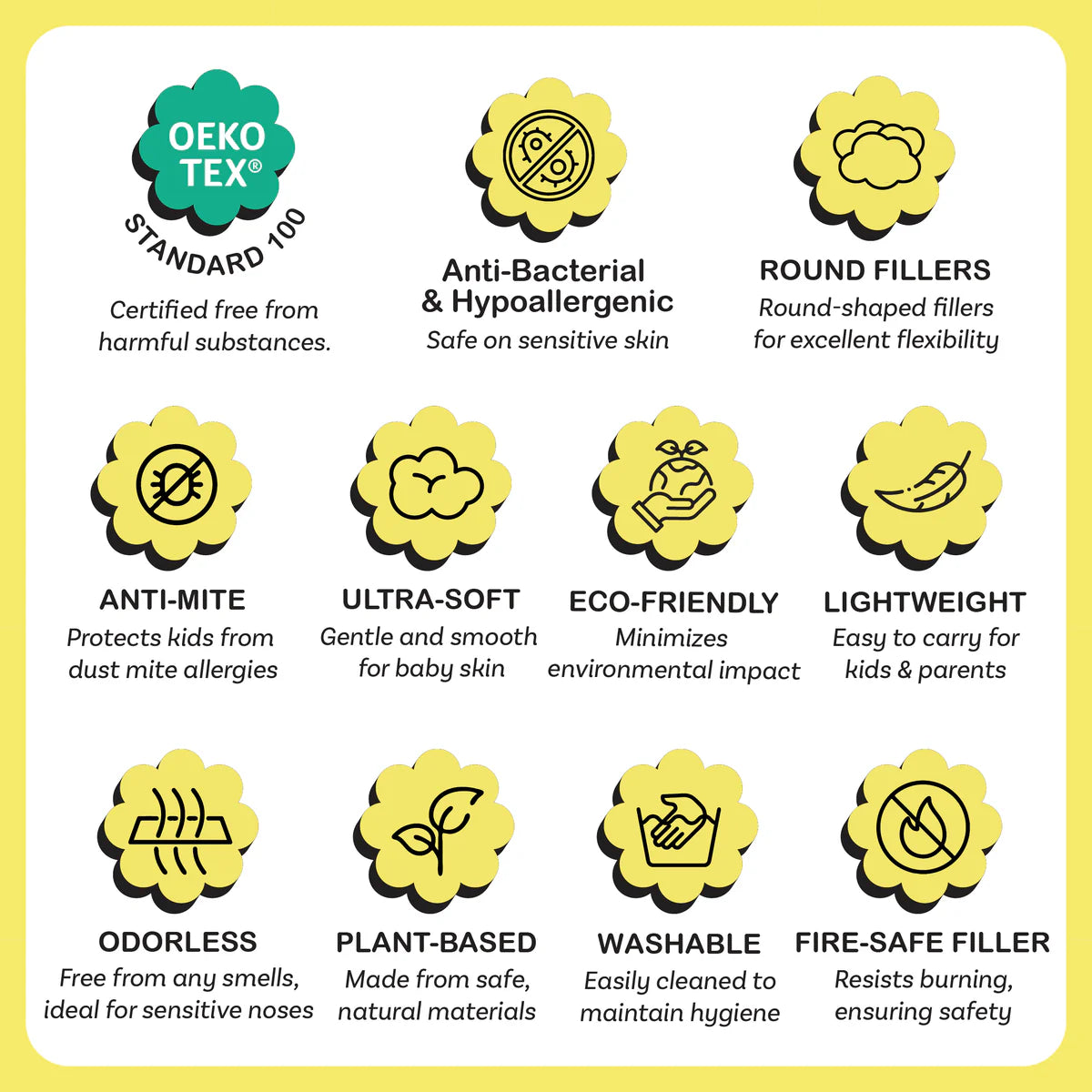 Baa Baa Sheepz x Snoopy Bed-Time Buddy Pillow S01 (White)