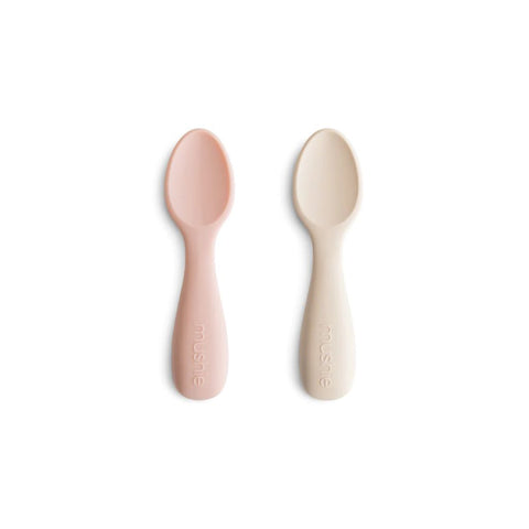 Mushie Silicone Toddler Starter Spoons 2-Pack
