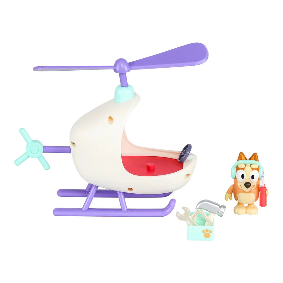 Bluey Vehicle & Figure - Bingo's Helicopter