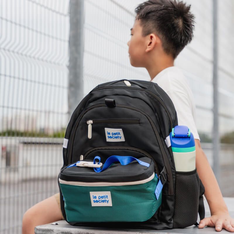 Le Petit Society Double Pocket Backpack
