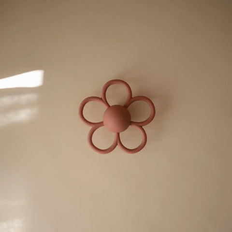 Mushie Daisy Rattle Teether