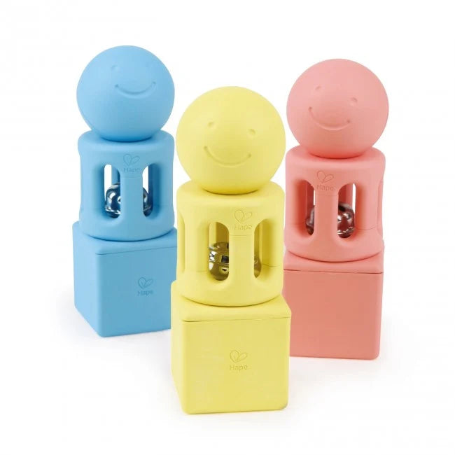 Hape Geometric Rattle Trio Set (9pc)