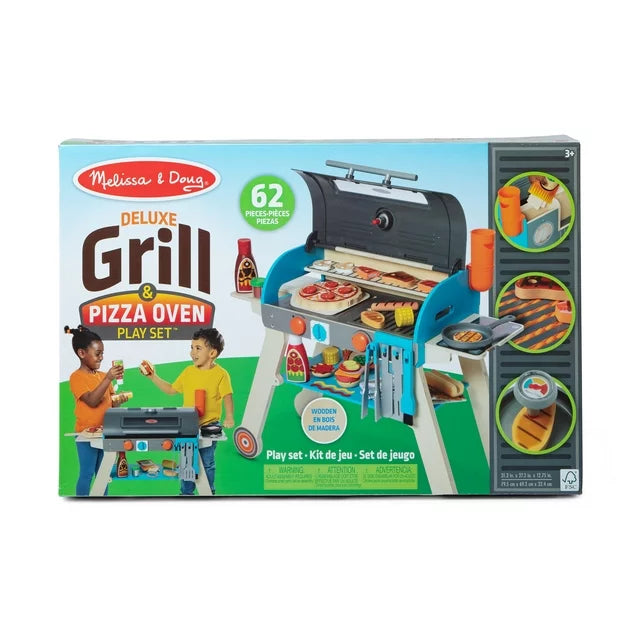 Melissa & Doug Deluxe Grill & Pizza Oven Play Set