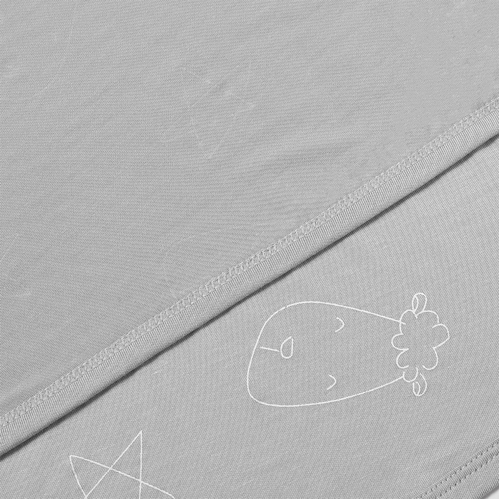 Baa Baa Sheepz Single Layer Blanket Cute Big Star & Head Grey - 36M