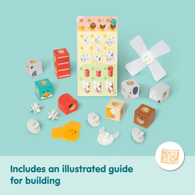 Melissa & Doug Blockables™ Farm Friends Play Set
