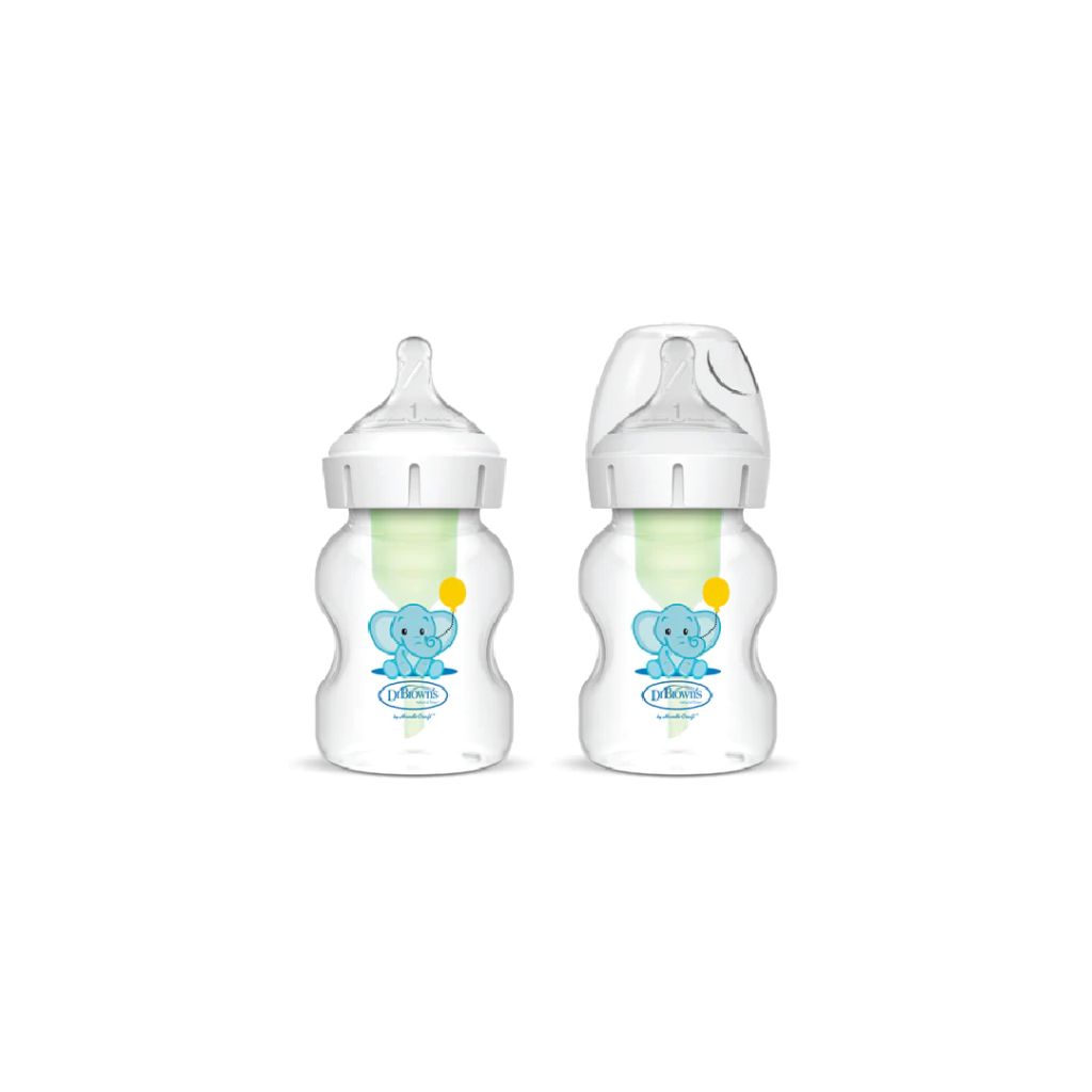 Dr. Brown’s™ 150ml Wide-Neck Options+ PP Bottle (Elephant) 2-Pack