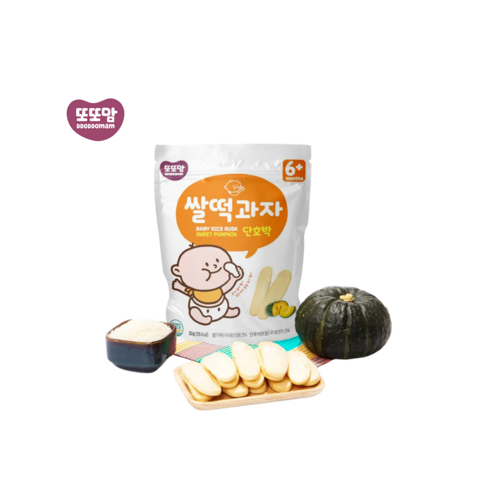 DDODDOMAM Organic Rice Rusk (6M+)