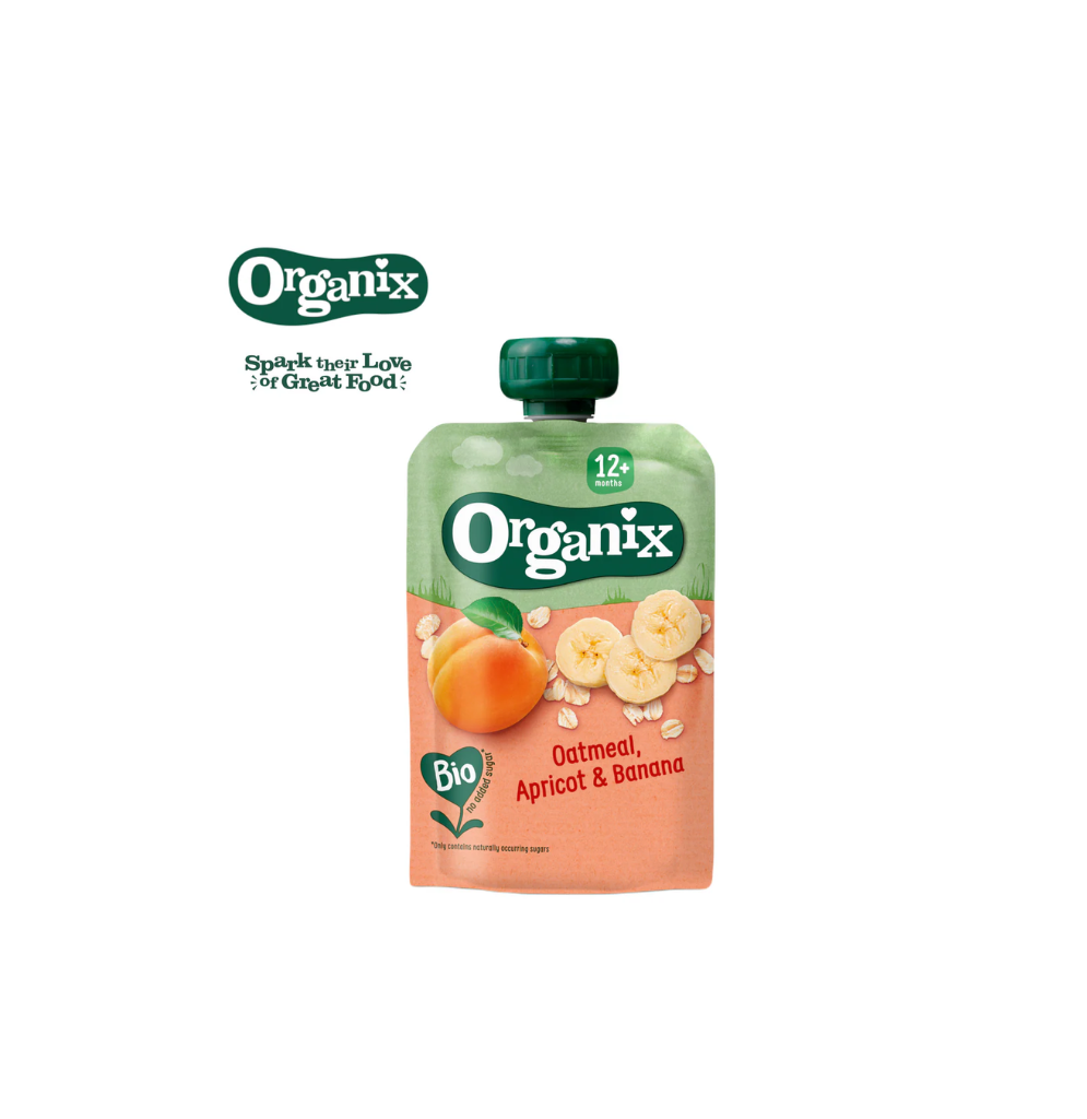 Organix Fruit Oatmeal Purée Pouch