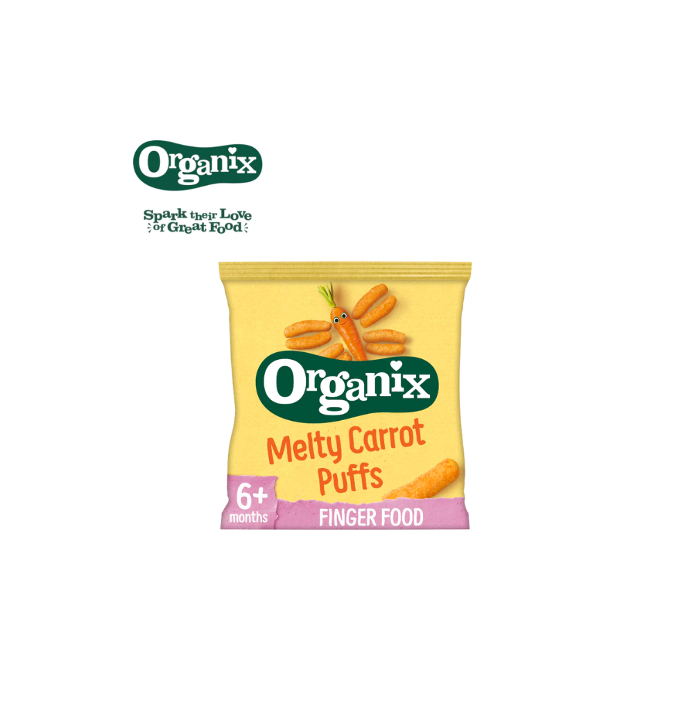Organix Melty Carrot Puffs (6M+)
