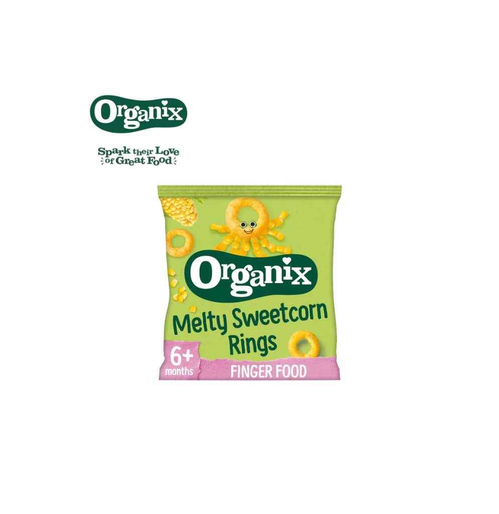 Organix Melty Sweetcorn Rings (6M+)