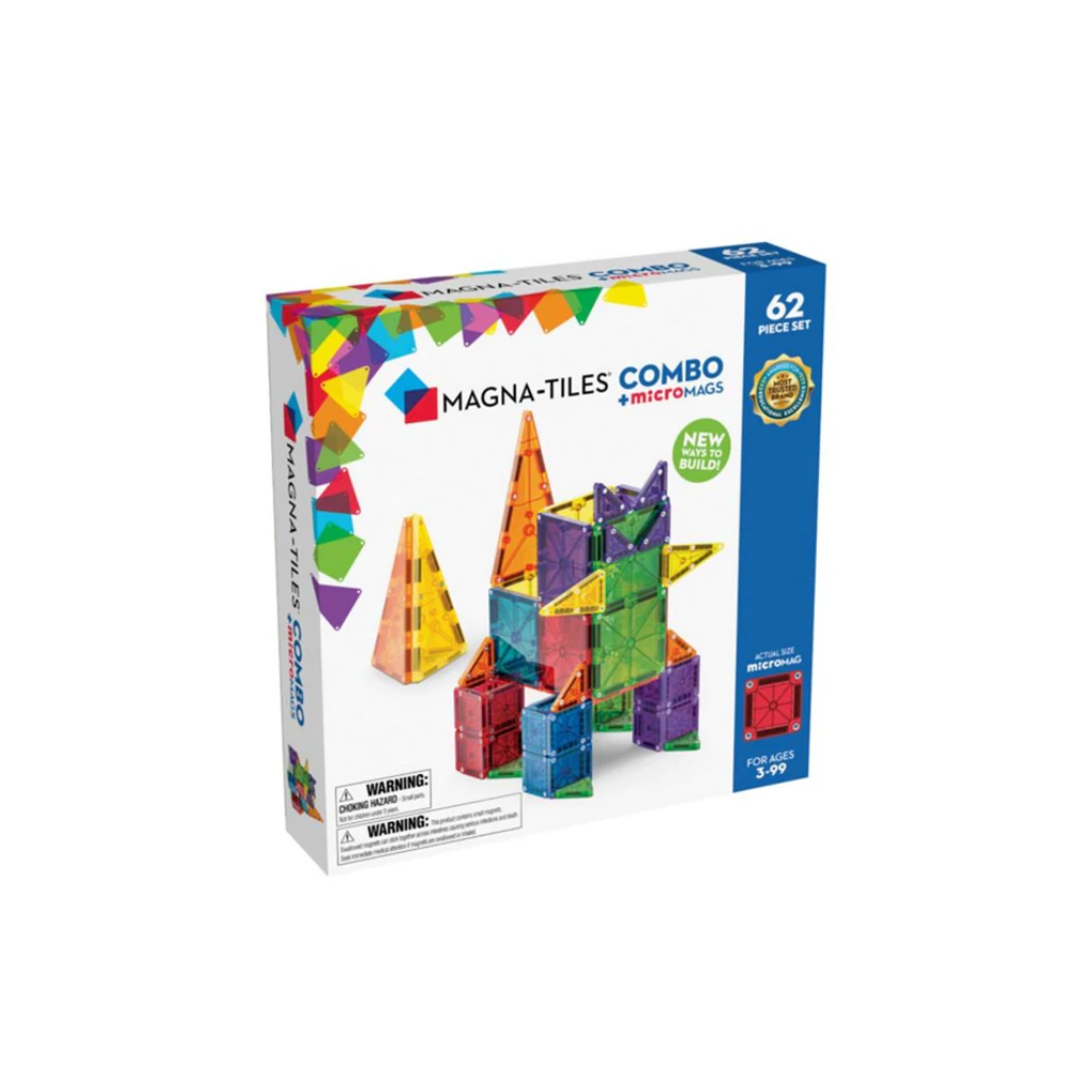 Magna-Tiles Combo + microMAGS 62pc