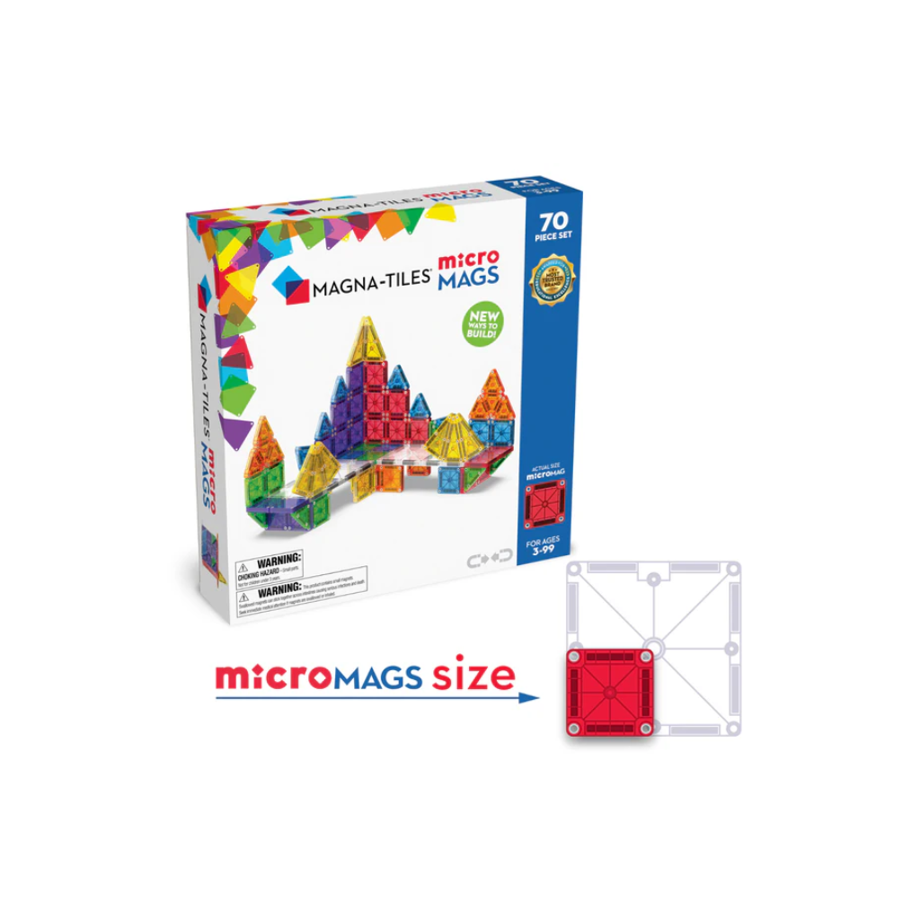 Magna-Tiles microMAGS 70 Piece Deluxe Set
