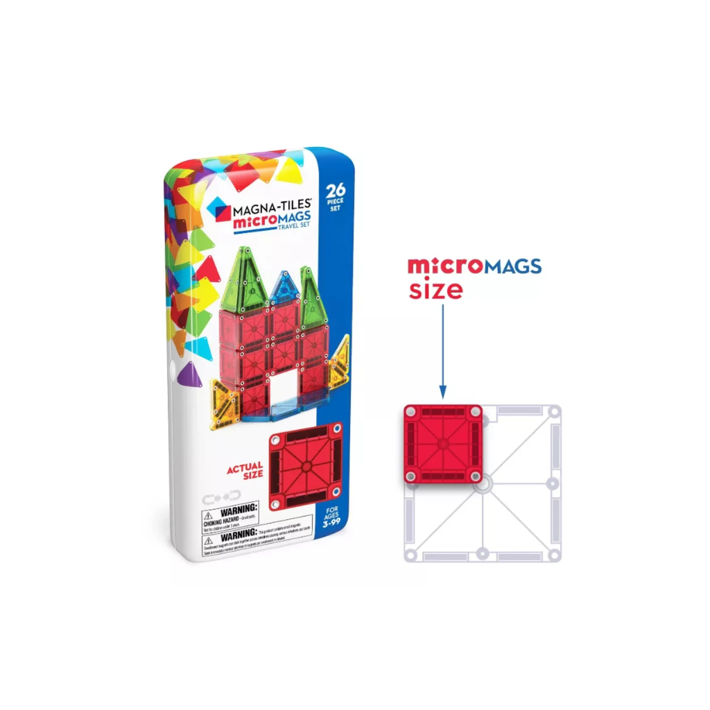 Magna-Tiles microMAGS 26 Piece Travel Set