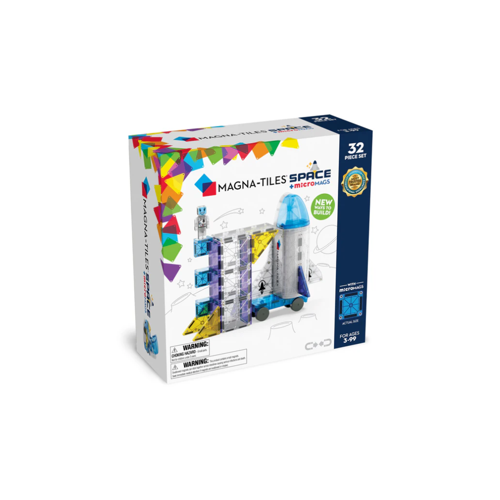Magna-Tiles Space + microMAGS 32 Piece Set