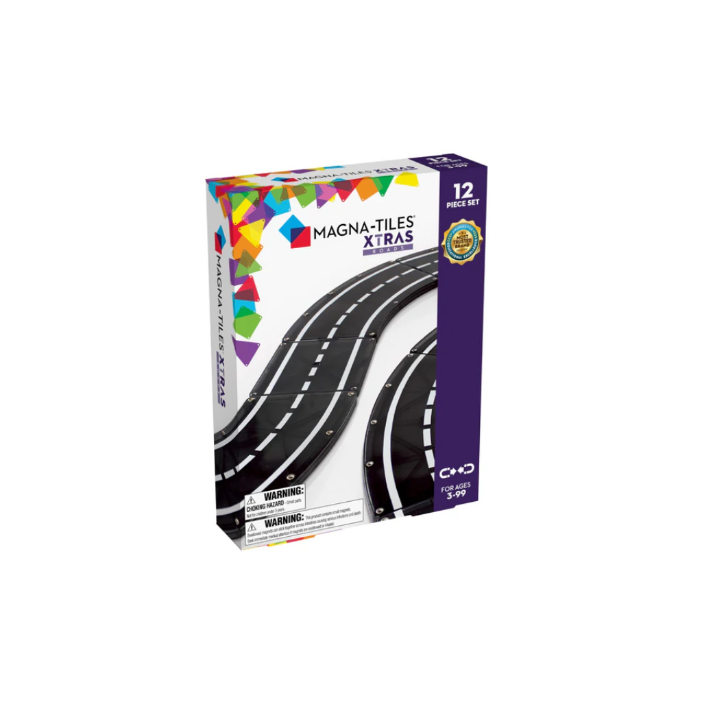 Magna-Tiles XTRAS Roads 12 Piece Set