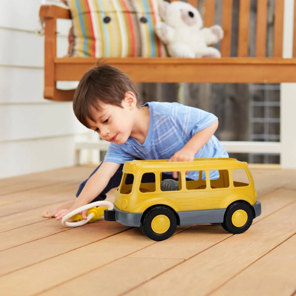 Green Toys School Bus Wagon