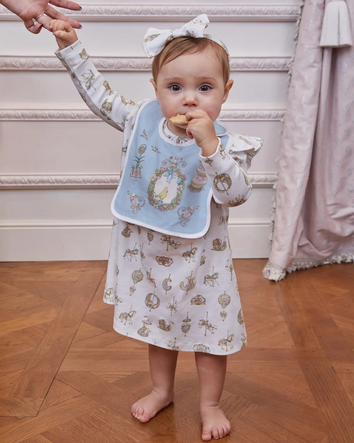 Atelier Choux Satin Bib