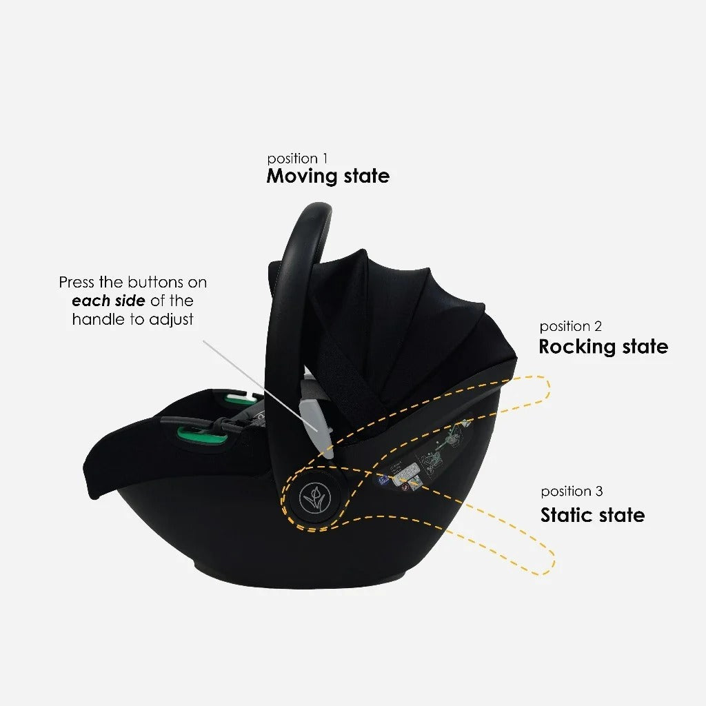 Hamilton Zeno Lite Infant Carseat - Black