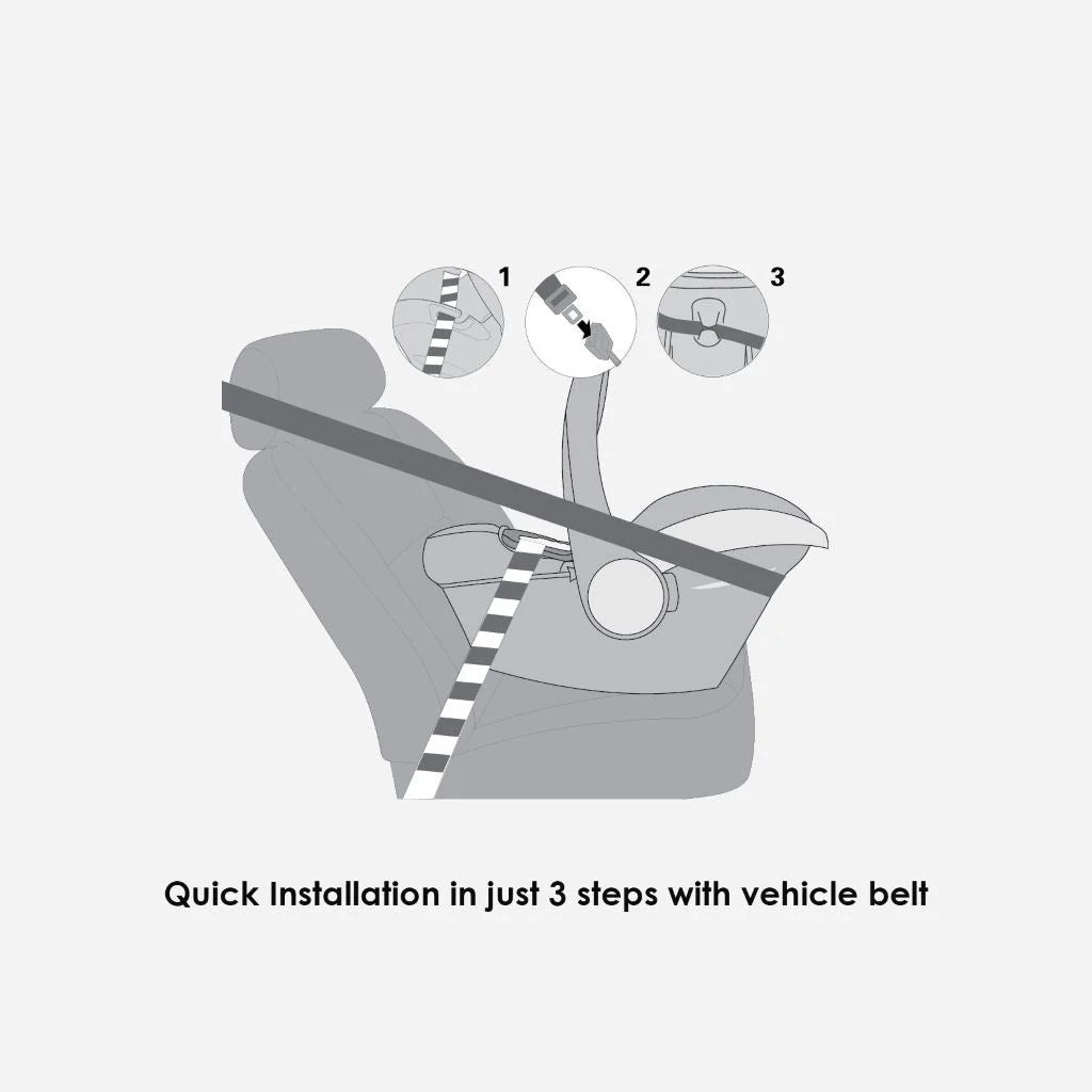 Hamilton Zeno Lite Infant Carseat - Black