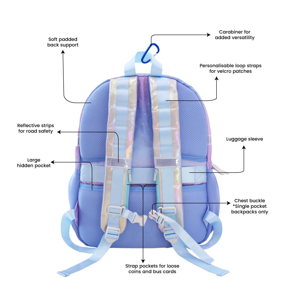 Le Petit Society Single Pocket Backpack