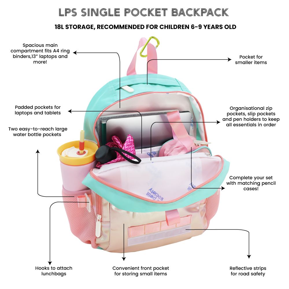 Le Petit Society Single Pocket Backpack