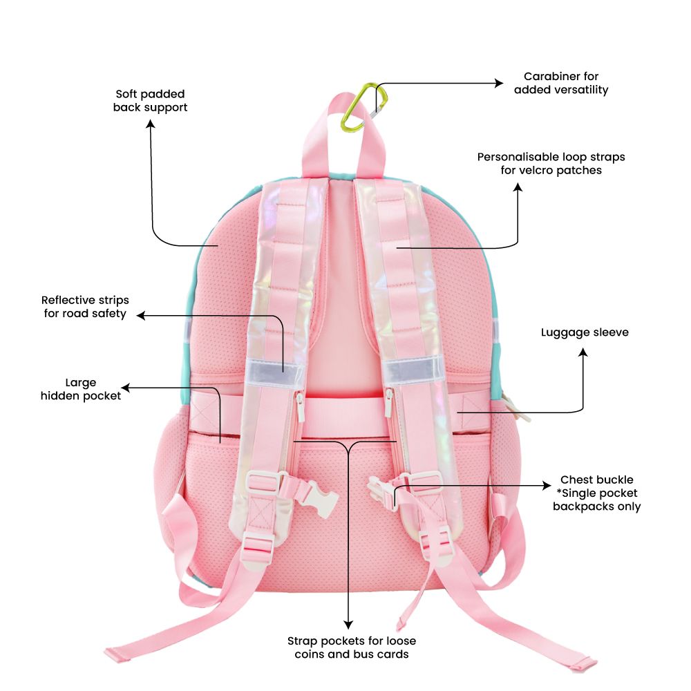 Le Petit Society Single Pocket Backpack
