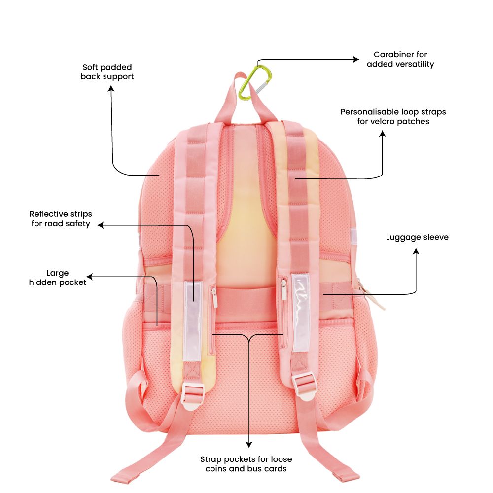 Le Petit Society Double Pocket Backpack
