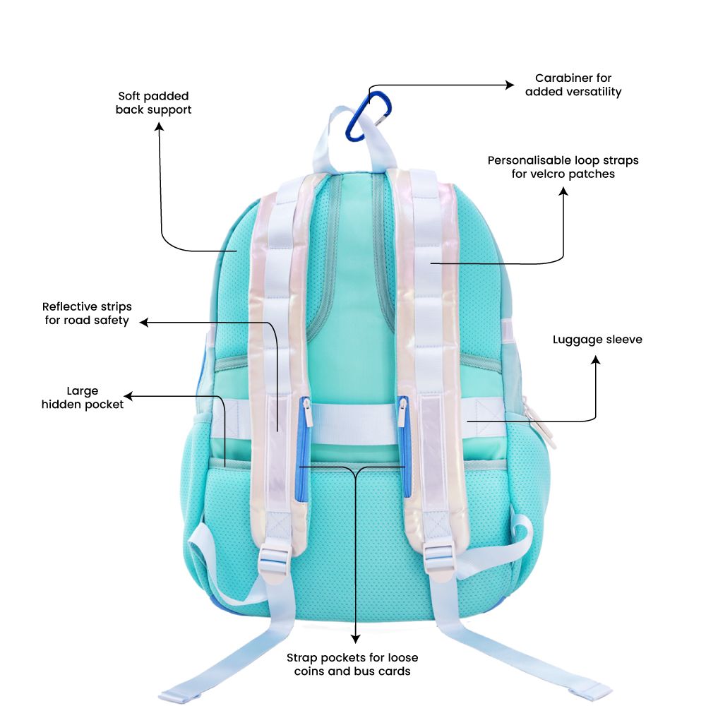Le Petit Society Double Pocket Backpack